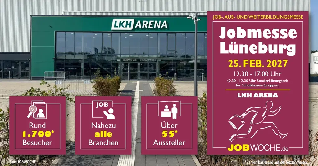 Jobmesse Lüneburg 2027 - Ausbildung, Jobs, Studium & Weiterbildung
